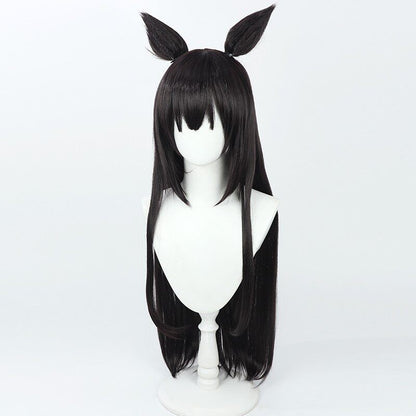 Shichido Yukino Blue Archive Cosplay Wigs Black Wigs