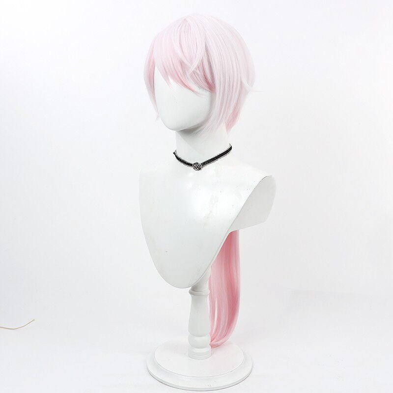 Shiina Yuika Cosplay Wigs NIJISANJI Male Gradient Pink Wigs