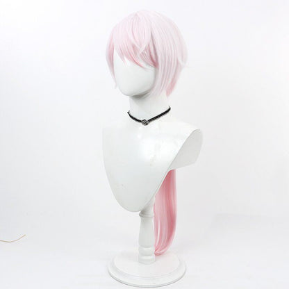 Shiina Yuika Cosplay Wigs NIJISANJI Male Gradient Pink Wigs