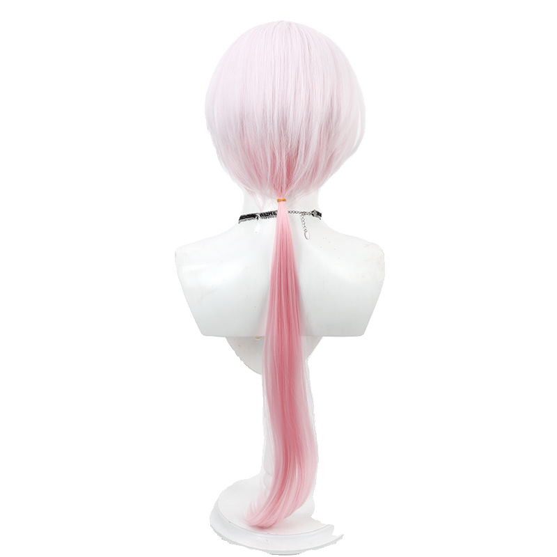 Shiina Yuika Cosplay Wigs NIJISANJI Male Gradient Pink Wigs