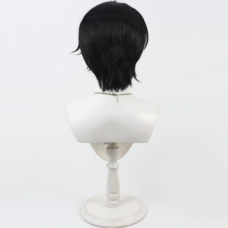 Shikinagi Akira Cosplay Wigs Black Braid NIJISANJI VTuber