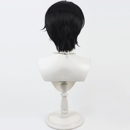 Shikinagi Akira Cosplay Wigs Black Braid NIJISANJI VTuber