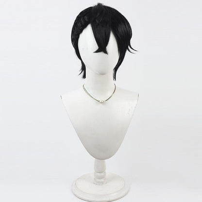 Shikinagi Akira Cosplay Wigs Black Braid NIJISANJI VTuber