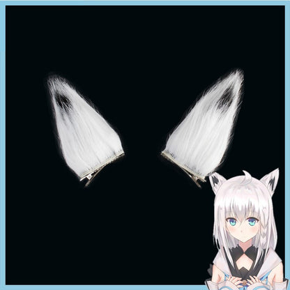 Shirakami Fubuki Cosplay Wigs Little Fox Hololive VTuber