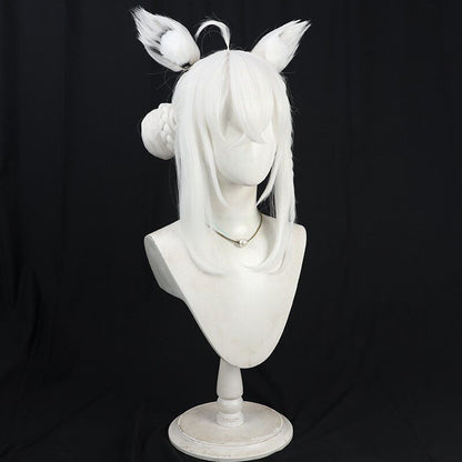 Shirakami Fubuki Cosplay Wigs Updo Hololive VTuber