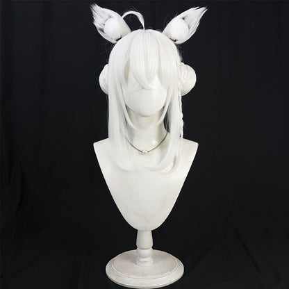 Shirakami Fubuki Cosplay Wigs Updo Hololive VTuber