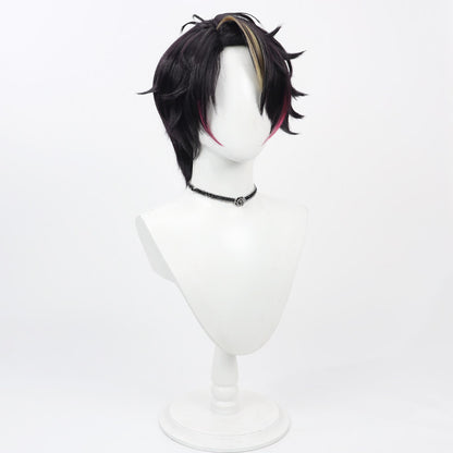 Shu Yamino Cosplay Wigs Male Short Highlight Hair NIJISANJI VTuber