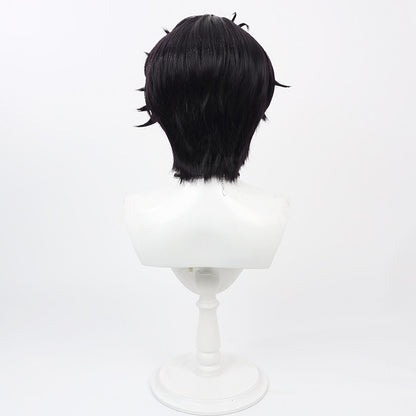 Shu Yamino Cosplay Wigs Male Short Highlight Hair NIJISANJI VTuber