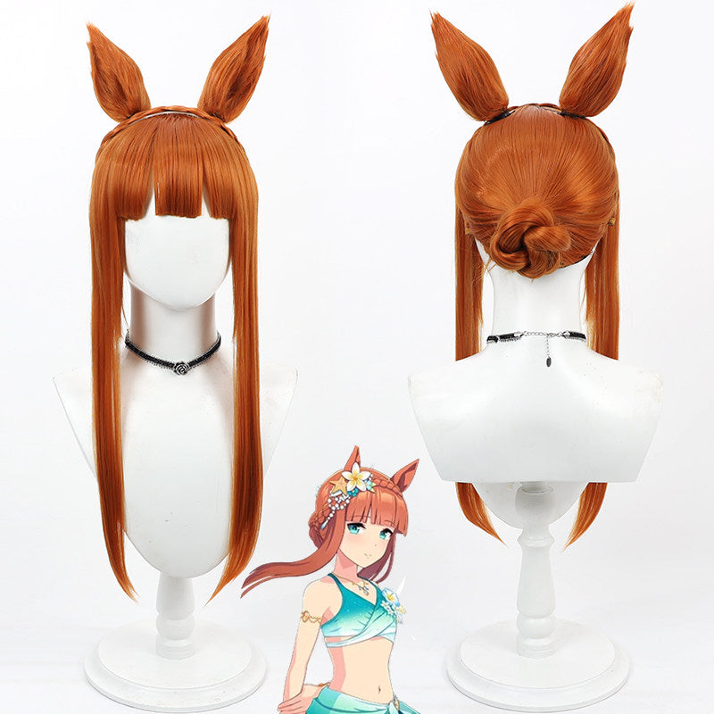 Silence Suzuka Cosplay Wigs Summer Swimsuit Updo Wigs Pretty Derby