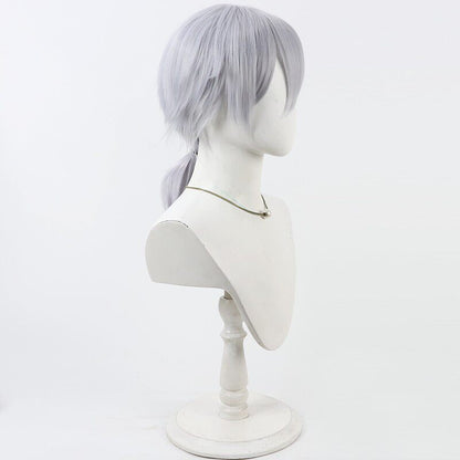 Silver Vanrouge Cosplay Wigs Disney Twisted-Wonderland Diasomnia Dorm Light Blue Wigs
