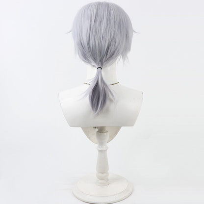 Silver Vanrouge Cosplay Wigs Disney Twisted-Wonderland Diasomnia Dorm Light Blue Wigs