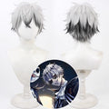 Skully J. Graves Cosplay Wigs Two Tone Fluffy Wigs Disney Twisted-Wonderland