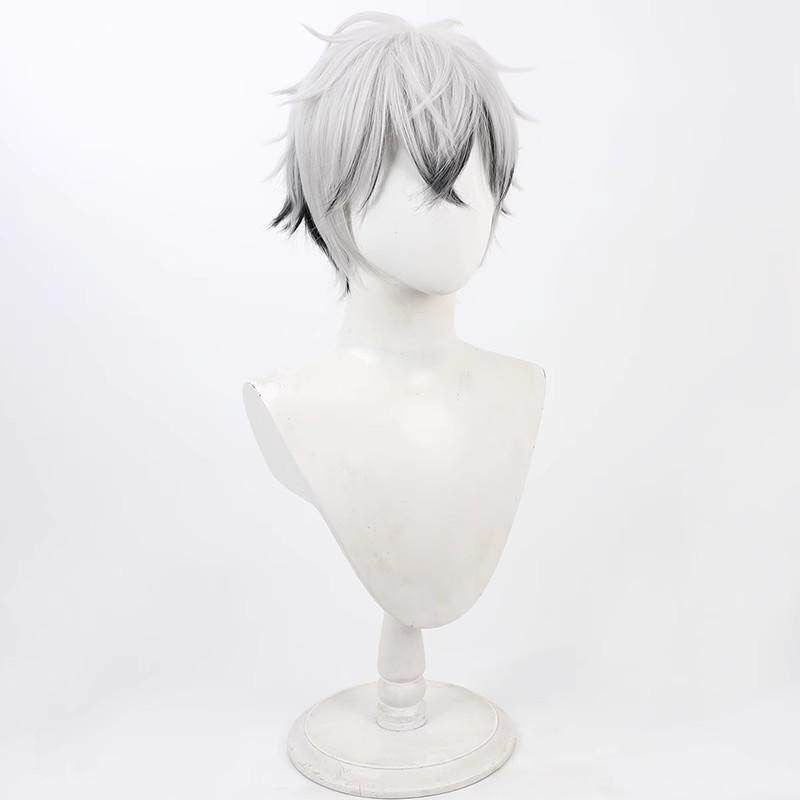 Skully J. Graves Cosplay Wigs Two Tone Fluffy Wigs Disney Twisted-Wonderland