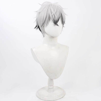 Skully J. Graves Cosplay Wigs Two Tone Fluffy Wigs Disney Twisted-Wonderland