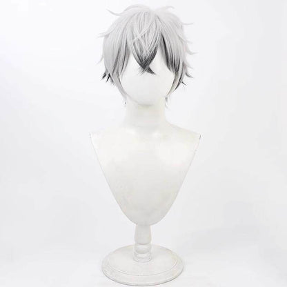 Skully J. Graves Cosplay Wigs Two Tone Fluffy Wigs Disney Twisted-Wonderland