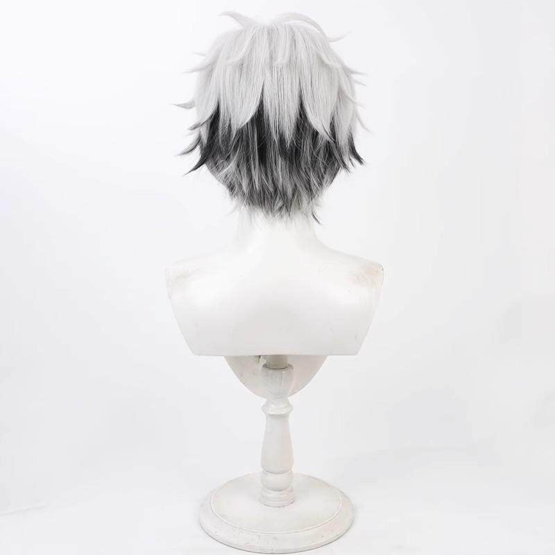 Skully J. Graves Cosplay Wigs Two Tone Fluffy Wigs Disney Twisted-Wonderland
