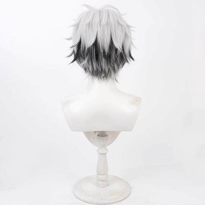 Skully J. Graves Cosplay Wigs Two Tone Fluffy Wigs Disney Twisted-Wonderland