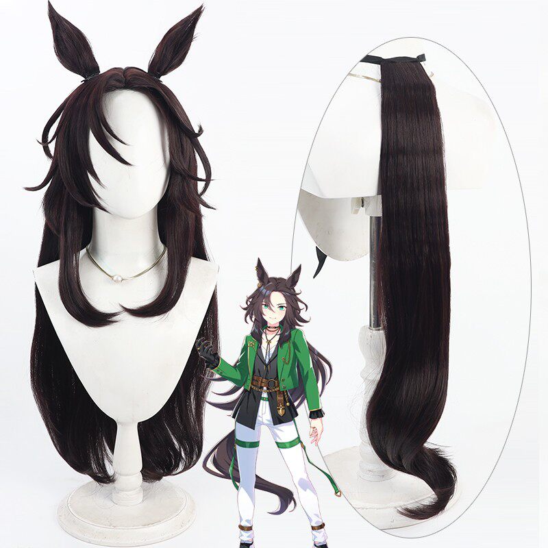 Speed Symboli Cosplay Wigs Pretty Derby Matching Ears Tail