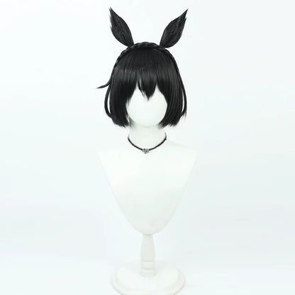Stay Gold Cosplay Wigs Pretty Derby Black Wigs Matching Tail