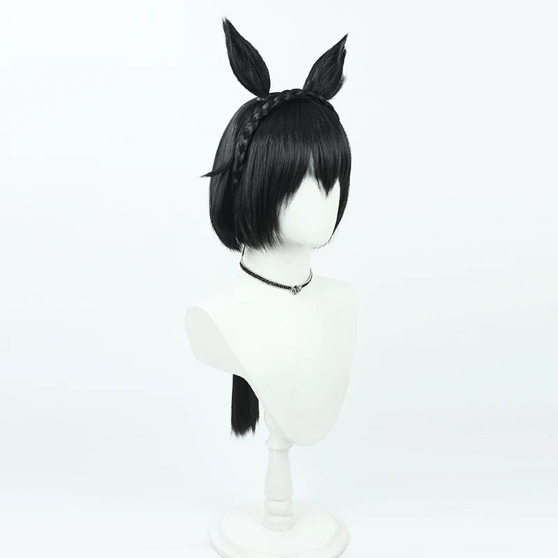 Stay Gold Cosplay Wigs Pretty Derby Black Wigs Matching Tail