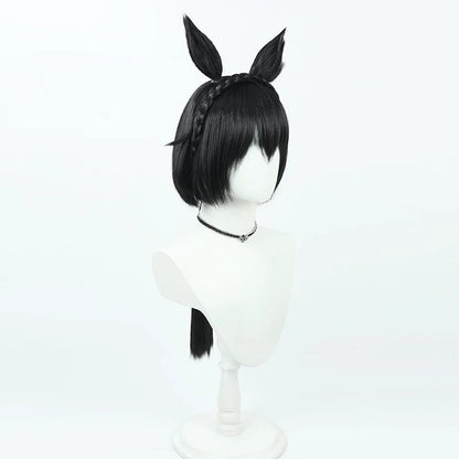 Stay Gold Cosplay Wigs Pretty Derby Black Wigs Matching Tail