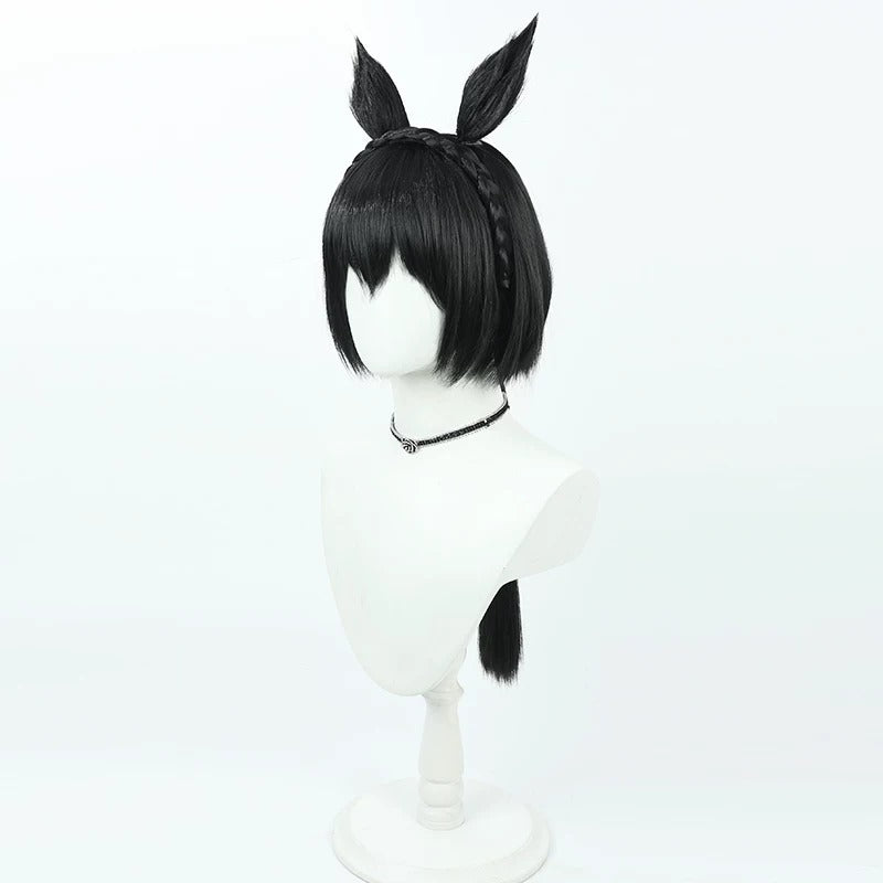Stay Gold Cosplay Wigs Pretty Derby Black Wigs Matching Tail
