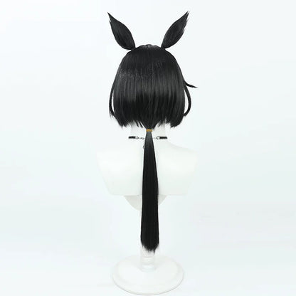 Stay Gold Cosplay Wigs Pretty Derby Black Wigs Matching Tail