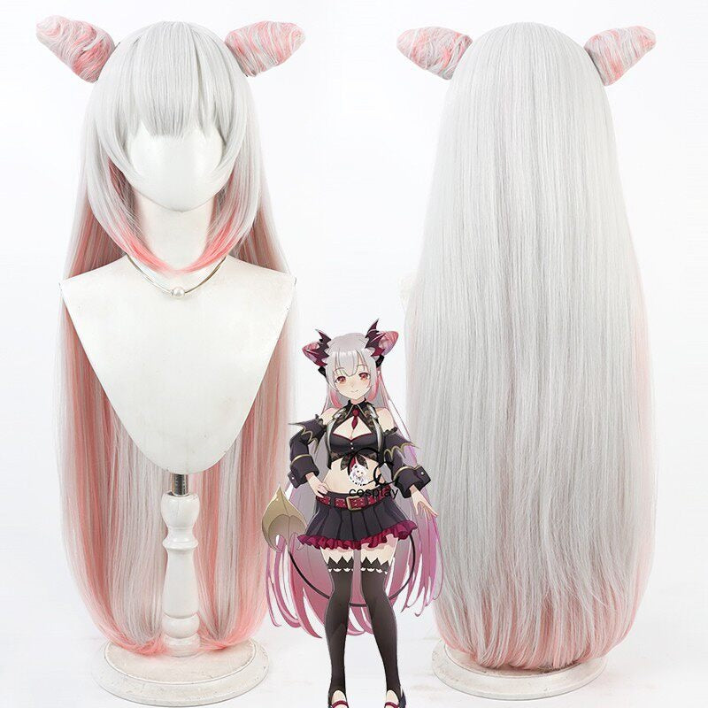 Suou Patra Cosplay Wigs Double Buns Wigs Indie VTuber