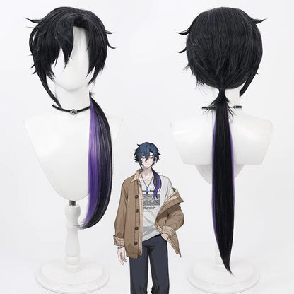 Susam Cosplay Wigs Long Flip Ponytail NIJISANJI VTuber