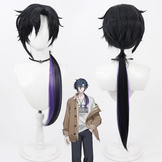 Susam Cosplay Wigs Long Flip Ponytail NIJISANJI VTuber