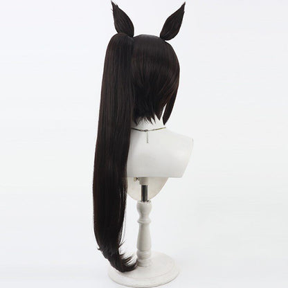 Swimwear Hokko Tarumae Cosplay Wigs Swimsuit Brown Wigs Pretty Derby