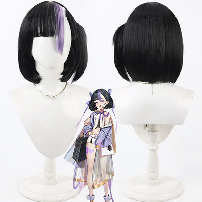 Syuen Cosplay Wigs Black Highlight Bob Wigs Goddess of Victory: Nikke