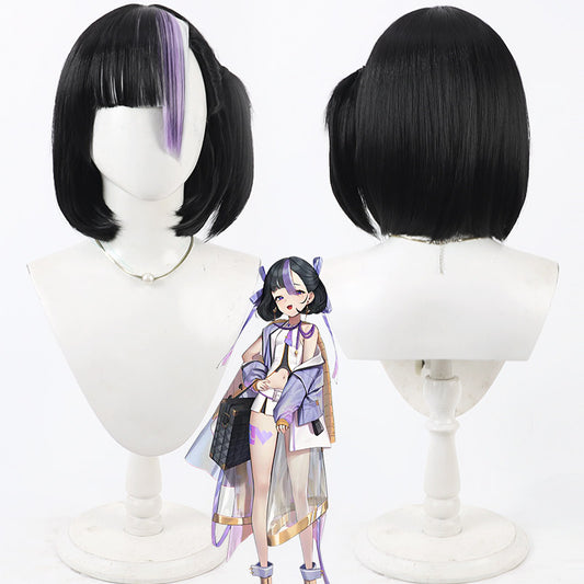 Syuen Cosplay Wigs Black Highlight Bob Wigs Goddess of Victory: Nikke