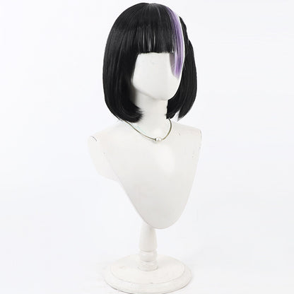 Syuen Cosplay Wigs Black Highlight Bob Wigs Goddess of Victory: Nikke
