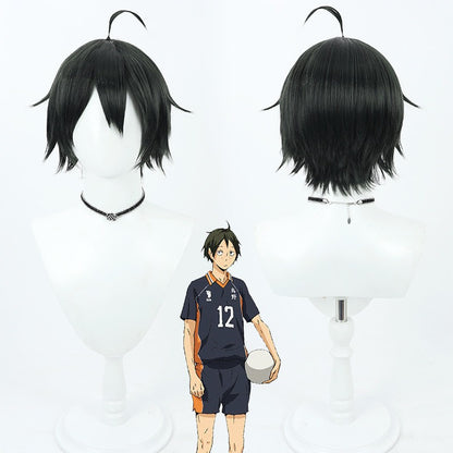 Tadashi Yamaguchi Cosplay Wigs Anime Haikyu!! Green Wigs
