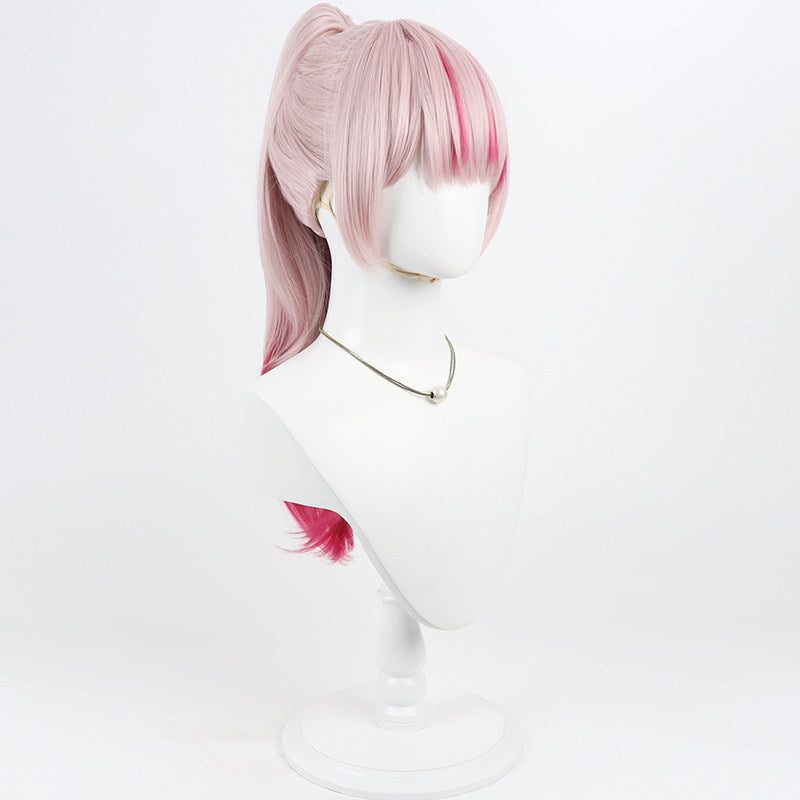 Tanaka Hime Cosplay Wigs Sakura Pink Wigs LaRa Virtual YouTuber
