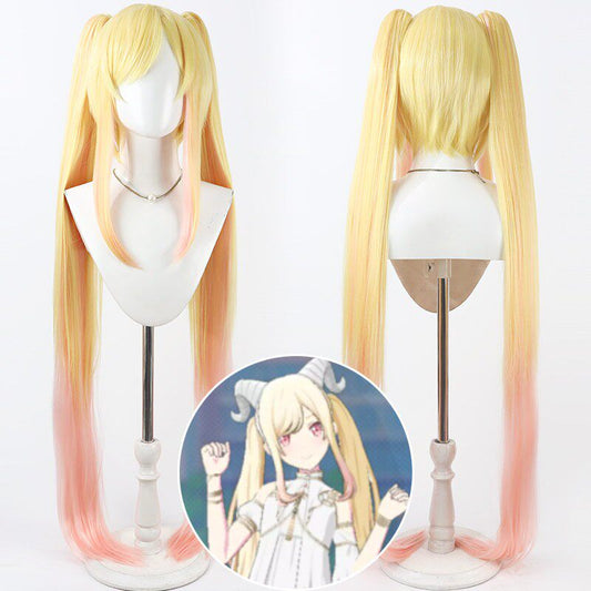 Tenma Saki Cosplay Wigs PJSK Split Ponytail Wigs