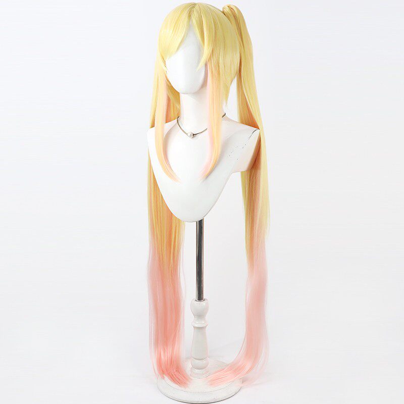 Tenma Saki Cosplay Wigs PJSK Split Ponytail Wigs