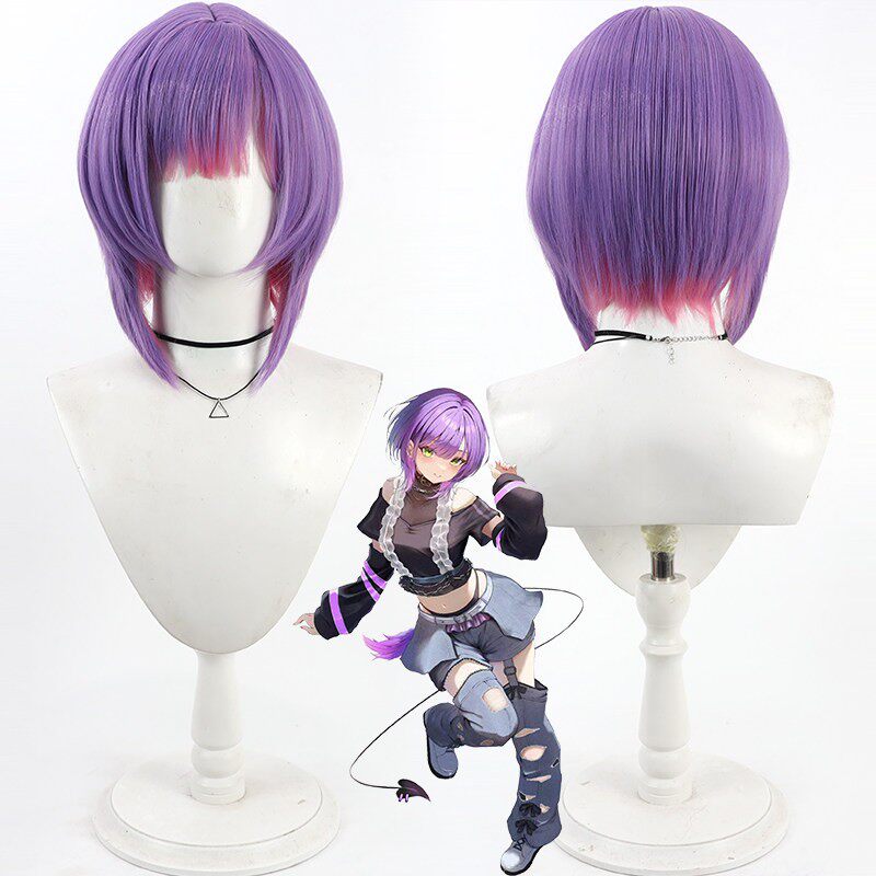 Tokoyami Towa Cosplay Wigs Hololive Virtual YouTuber