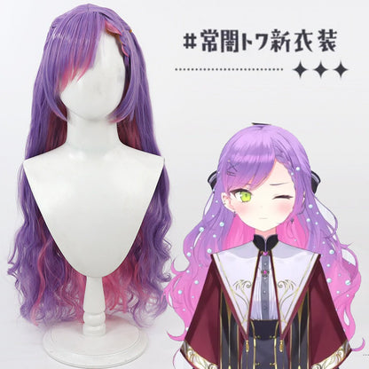 Tokoyami Towa Cosplay Wigs Magic Academy Hololive VTuber
