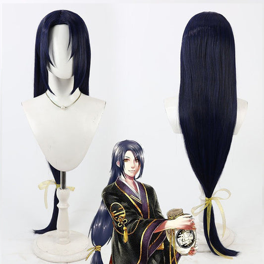 Touken Ranbu Cosplay Wigs Anime Jiroutachi Navy Wigs