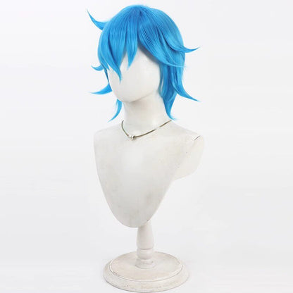 Tribe Nine Cosplay Wigs Kazuki Aoyama Blue Tree