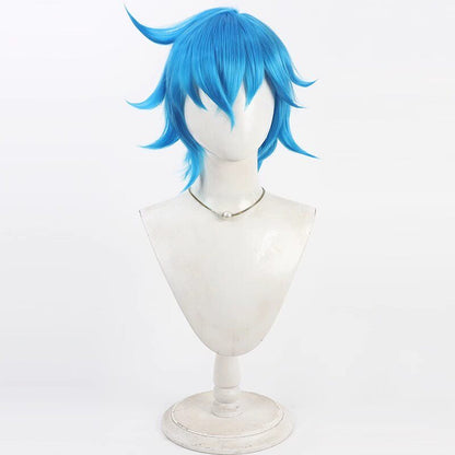 Tribe Nine Cosplay Wigs Kazuki Aoyama Blue Tree