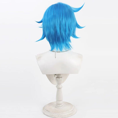 Tribe Nine Cosplay Wigs Kazuki Aoyama Blue Tree
