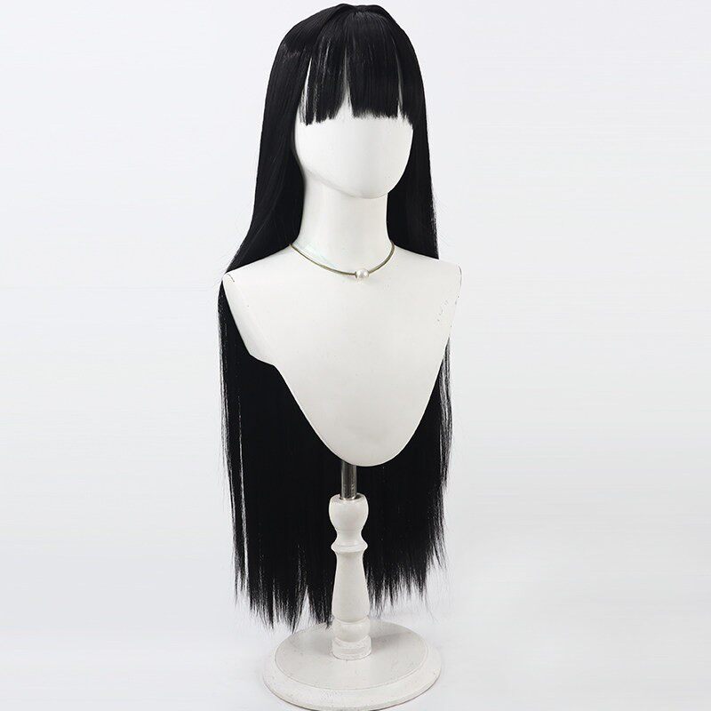 Tsukatsuki Rio Cosplay Wigs Blue Archive Black Wigs