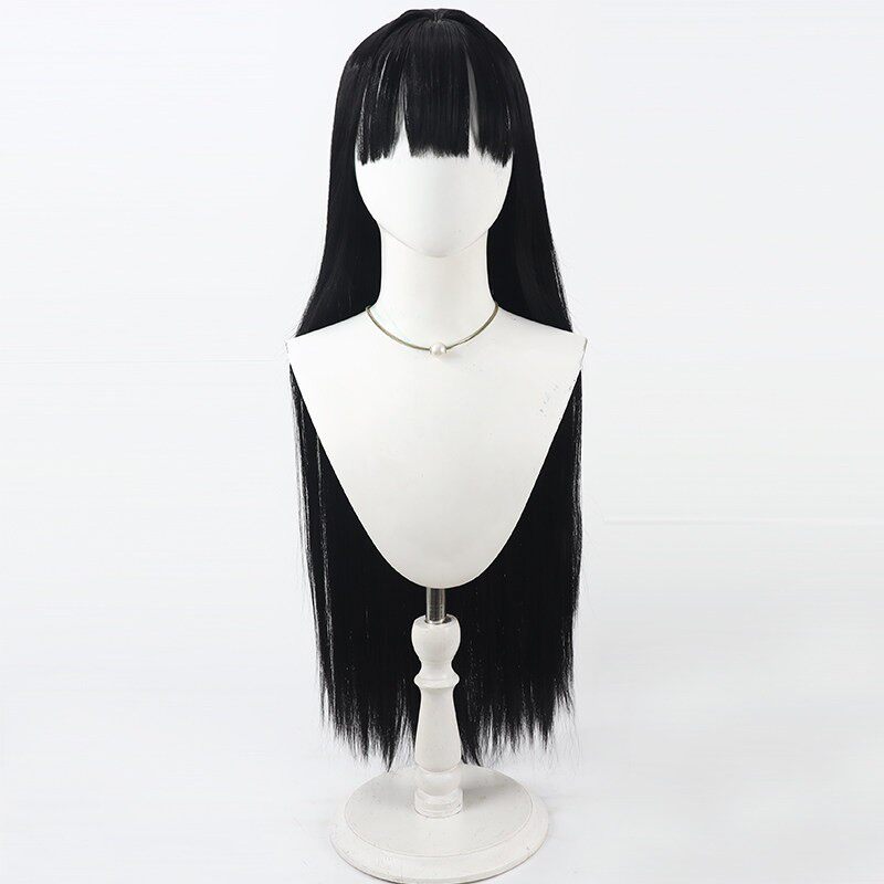 Tsukatsuki Rio Cosplay Wigs Blue Archive Black Wigs