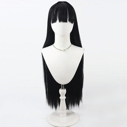 Tsukatsuki Rio Cosplay Wigs Blue Archive Black Wigs