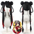 Tsukino Mito Cosplay Wigs NIJISANJI VTuber Black Wigs