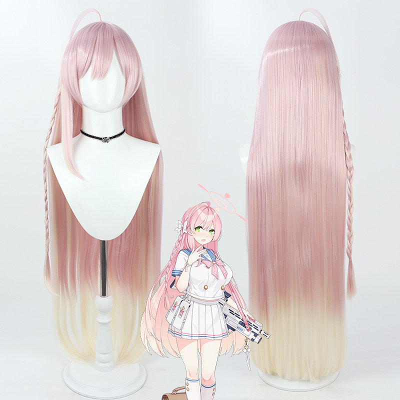Urawa Hanako Cosplay Wigs Dual Gradient Wigs Blue Archive Top Student
