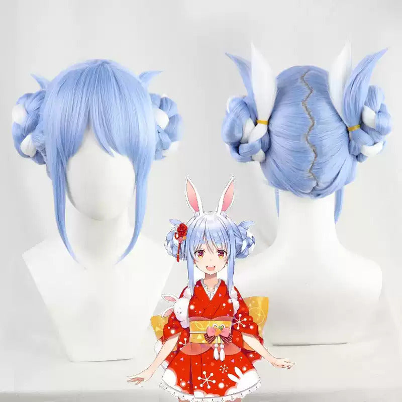 Usada Pekora Cosplay Wigs Hololive 3rd Gen VTuber With Ears